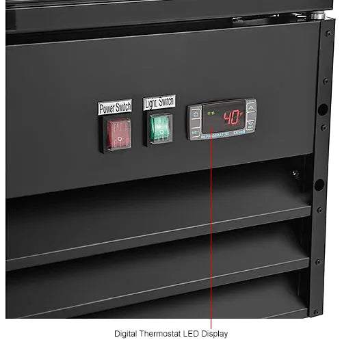 Nexel® Merchandiser Refrigerator, 1 Glass Door, 23 Cu. Ft.