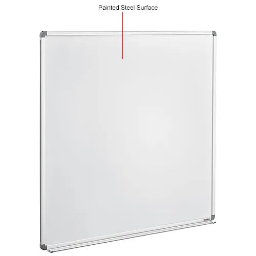 Global Industrial™ Magnetic Whiteboard - 48"W x 48"H - Steel Surface