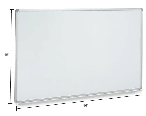 Global Industrial™ Porcelain Dry Erase Whiteboard - 96"W x 48"H - Pack of 2