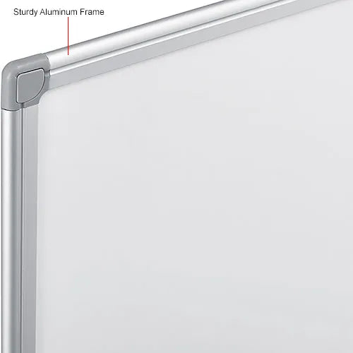 Global Industrial™ Melamine Dry Erase Whiteboard - 36"W x 24"H - Double Sided