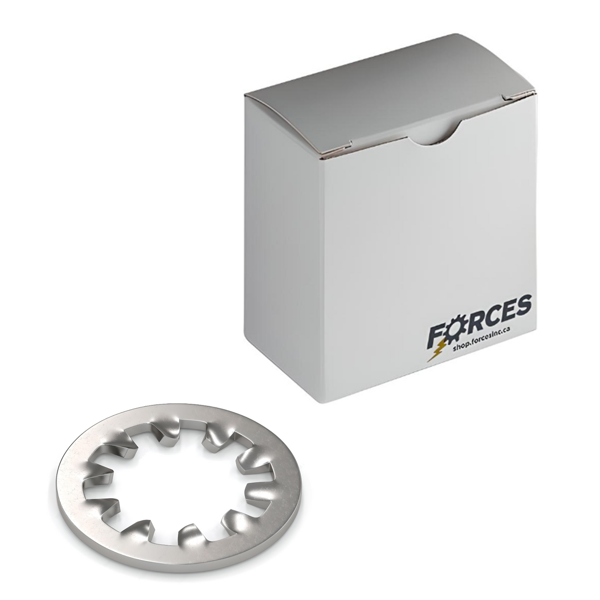 Internal Tooth Lock Washer 1/4" - 410H Stainless Steel