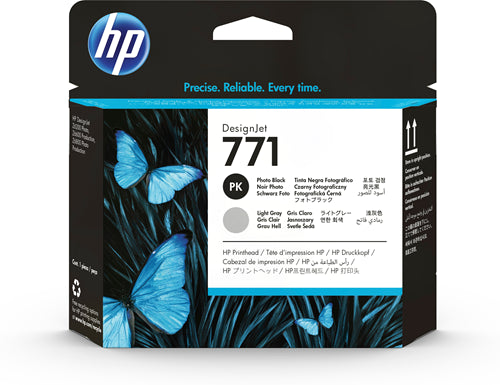 CE020A HP #771 PHOTO BLACK AND LIGHT GRAY DESIGNJET PRINTHEA