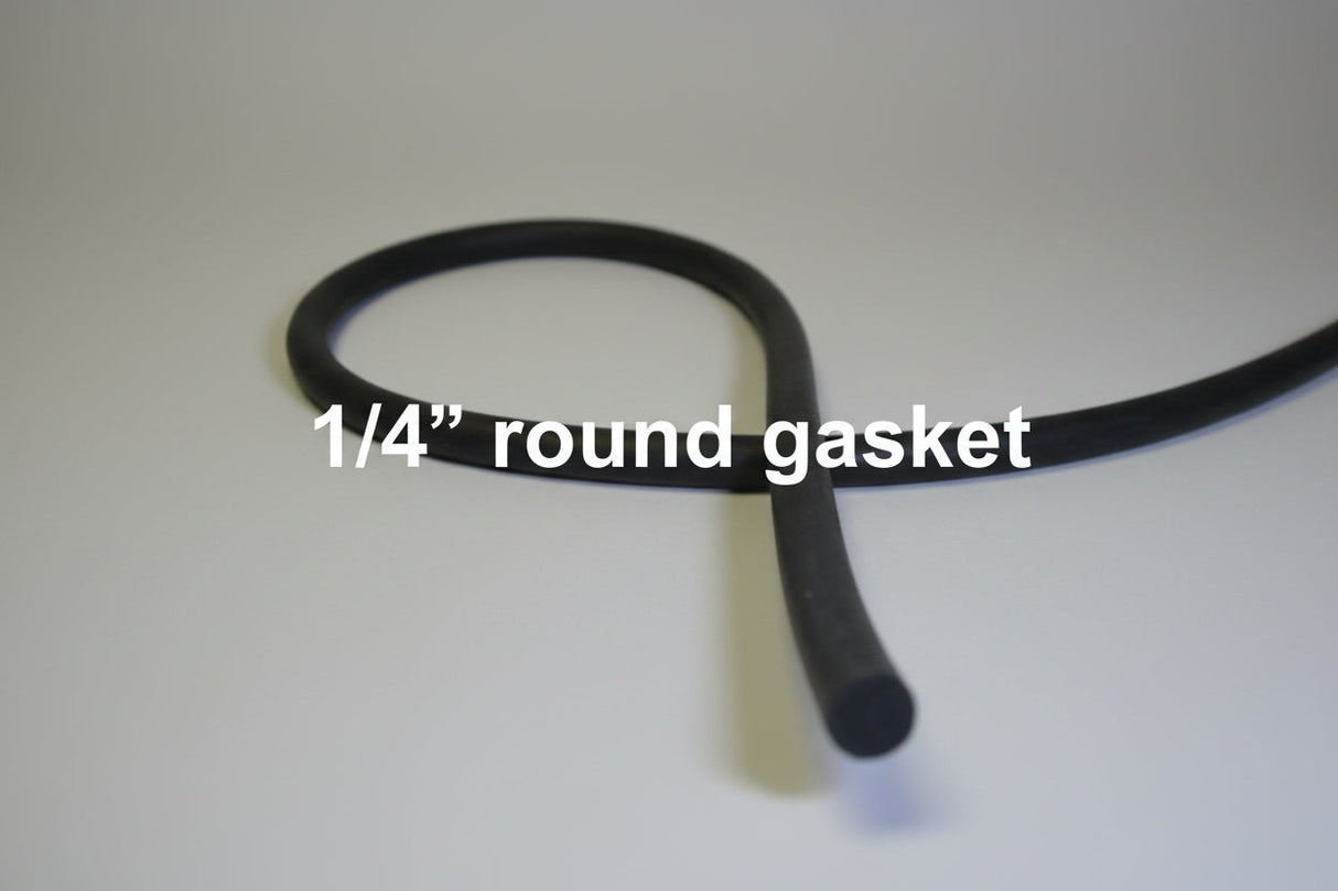 CNC - Sponge Gasket Round 6.35mm (1/4")