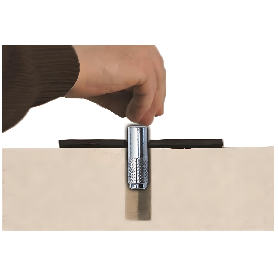 3/8" x 1-9/16" Knurled Drop-in Anchor - Zinc