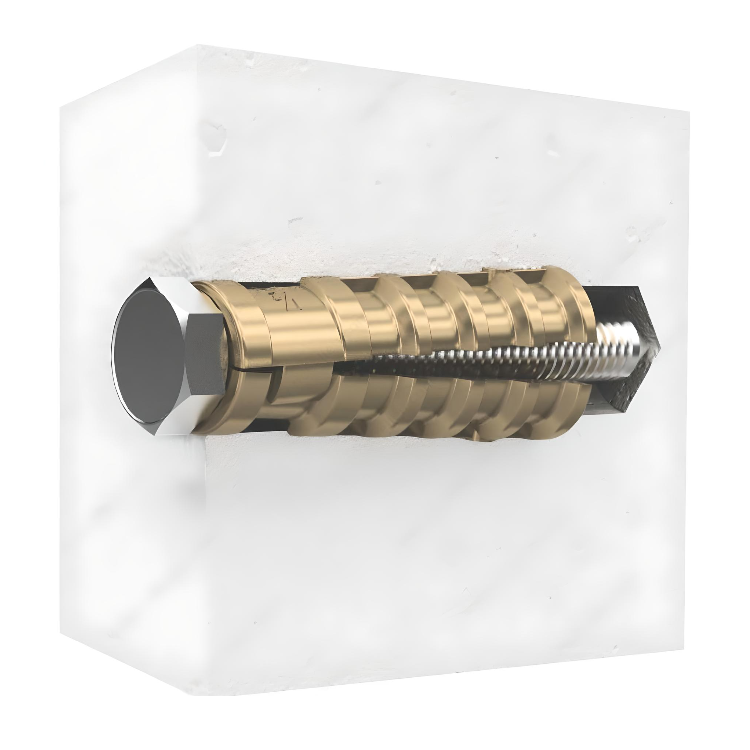 3/8" x 2-1/2" Lag Shield - Aluminum