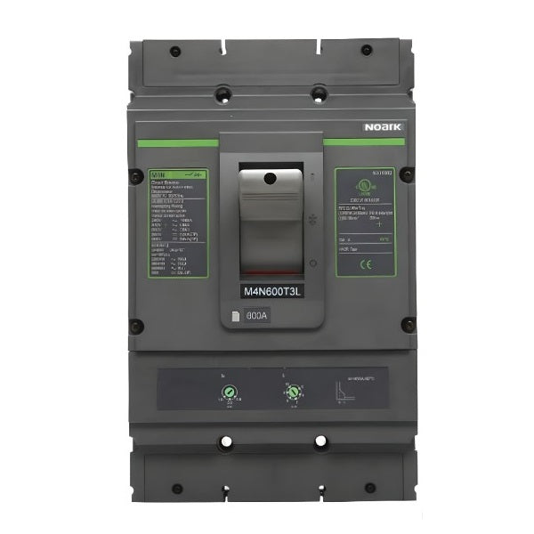 Disjoncteur NOARK® à boîtier moulé 600A, 3P IC Classe S | M4S600T3L