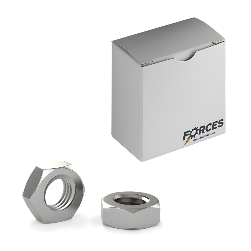 1/4"-20 Machine Screw Hex Nut ASTM F594 - Stainless Steel 18-8