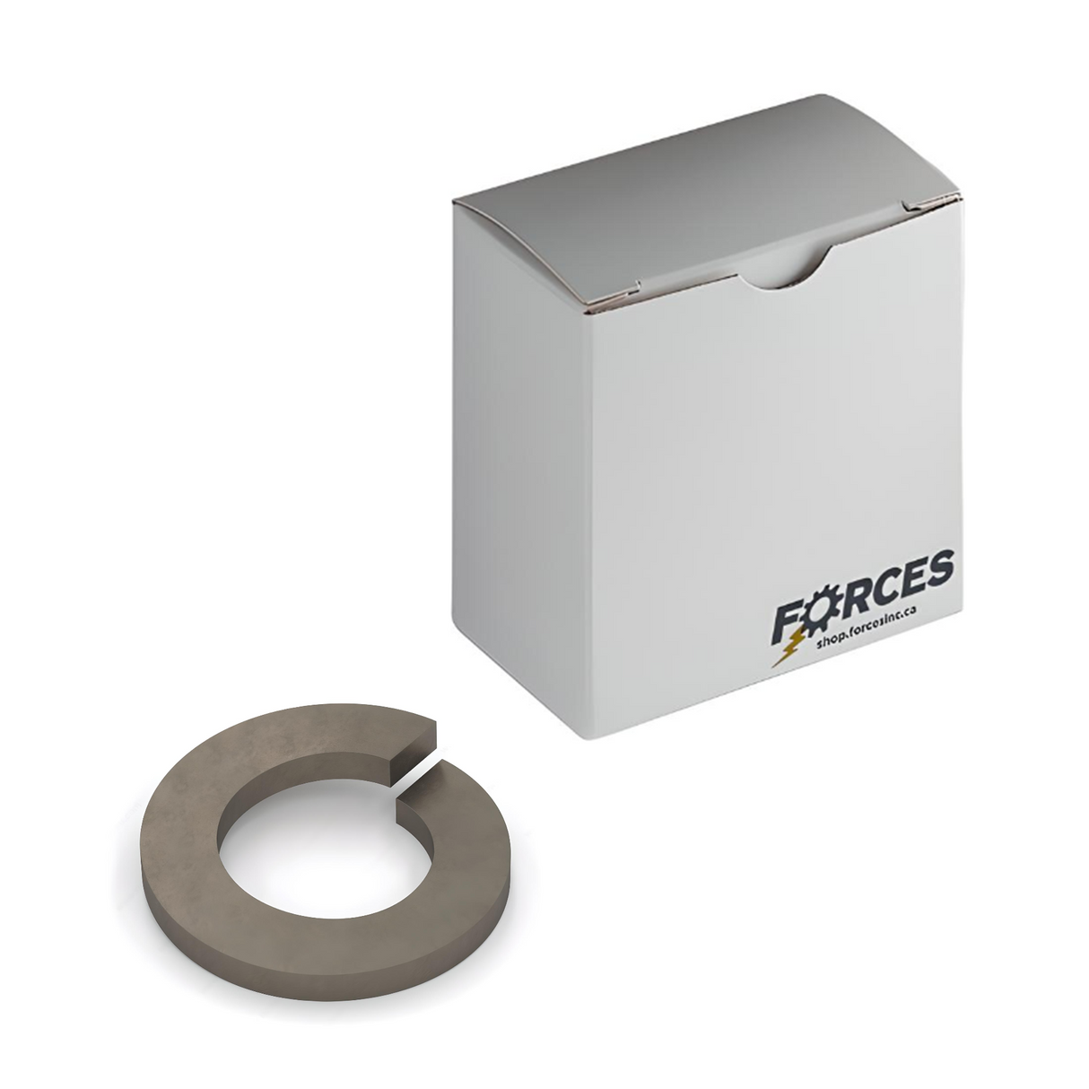 Medium Split Lock Washer 1/2" - Plain Steel Grade 8