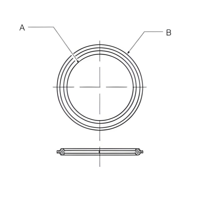 Metal Detectable Sanitary Tri-Clamp Gasket Buna | 40MPU-BUZ-XR