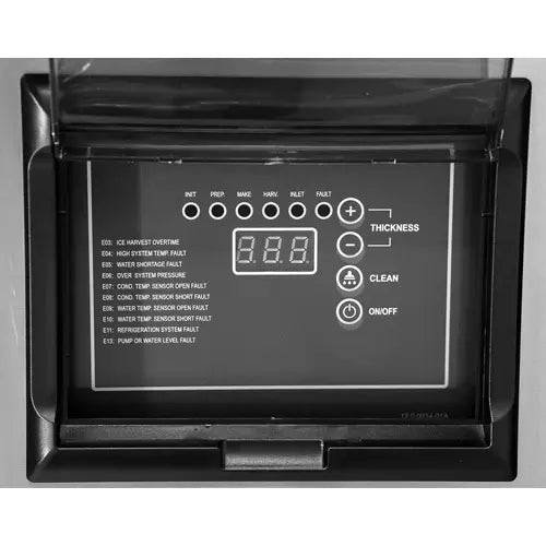 Machine à glaçons 22 pouces – Bac de 275 lb et production de 350 lb/jour