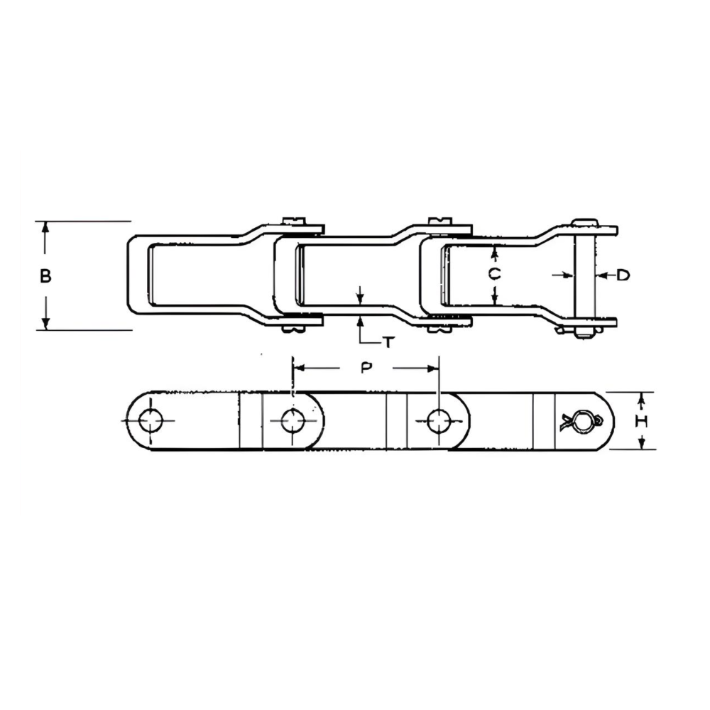 667X Connecting Link W/ 2 Pin & Cotter Pin