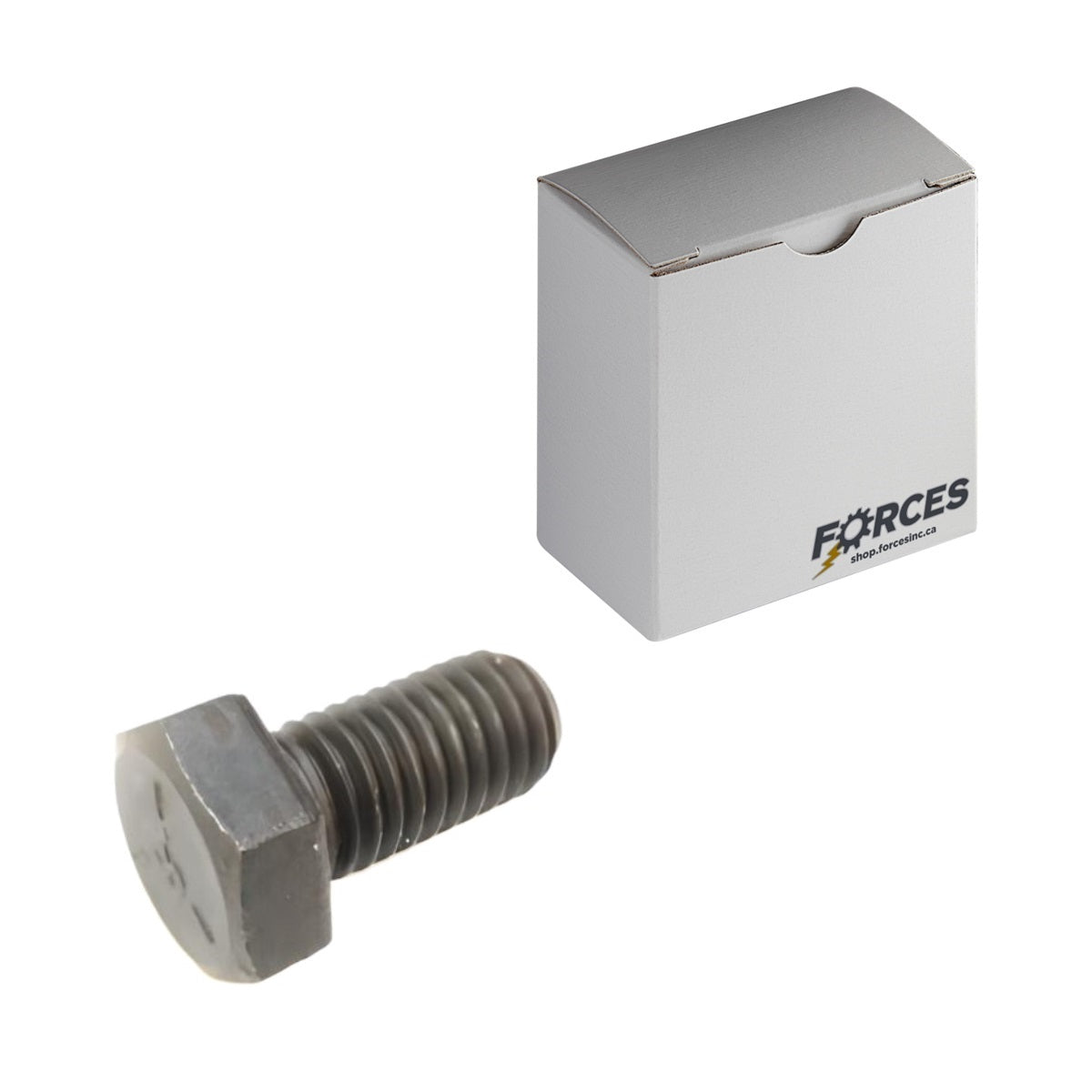 Hex Head Bolt 7/8"-9 x 2" Full thread - Plain Steel Grade 5