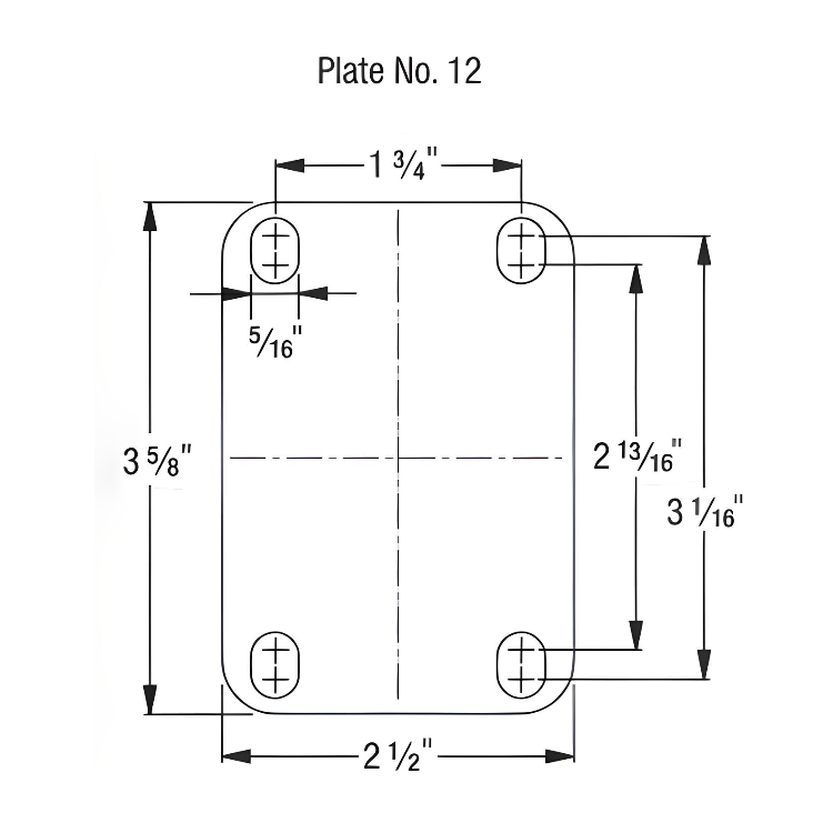 Polyurethane Grey Caster 4" x 1-1/4" Rigid 275 lbs Delrin® Bearing P12X Series