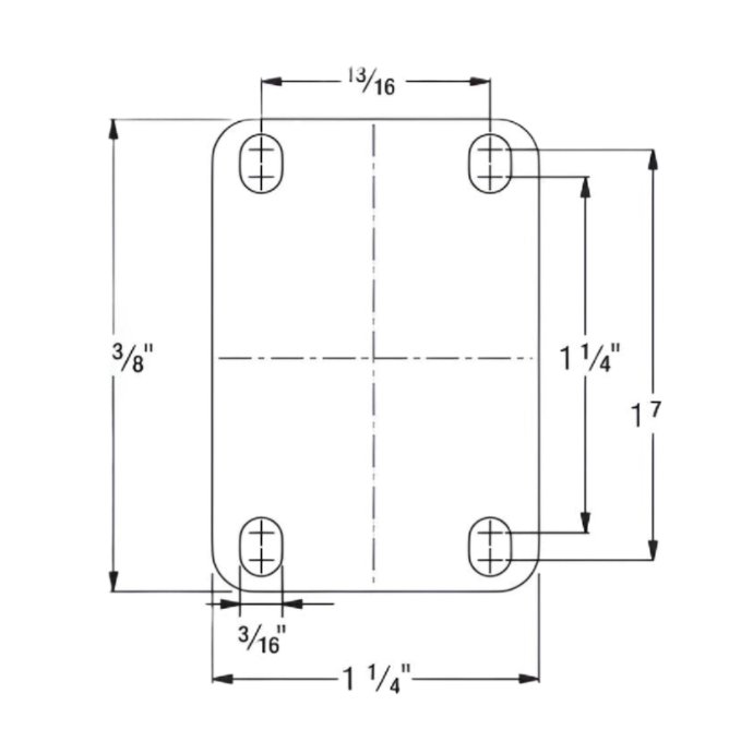 Neoprene Black Caster 2" x 1" Swivel Total Lock Brake (TB) 125 lbs Precision Ball Bearing P7/7K