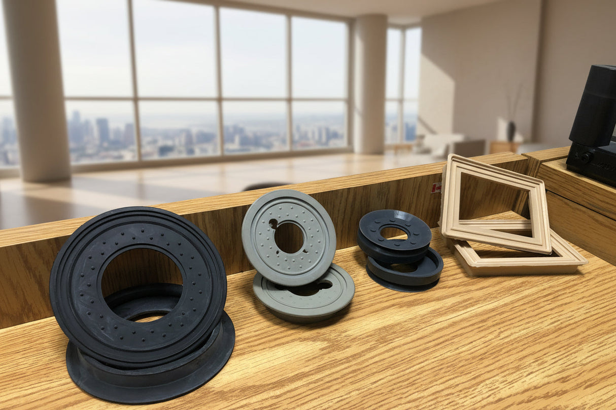 CNC Rubber Pod - Round 60/68mm