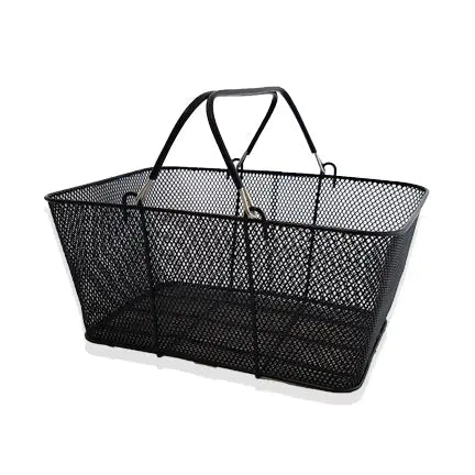 Panier de métal noir
