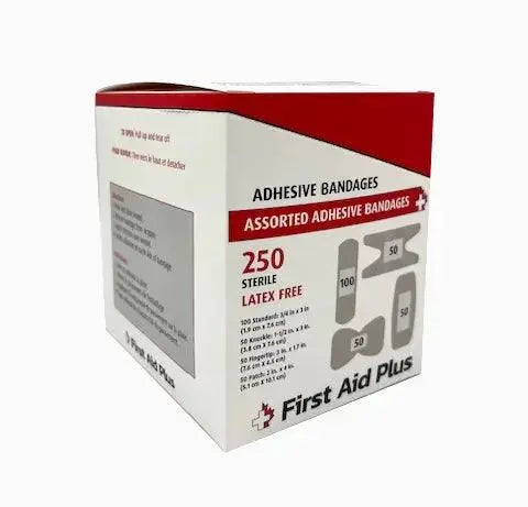 Plastic Adhesive Bandage, Assorted, 250/box