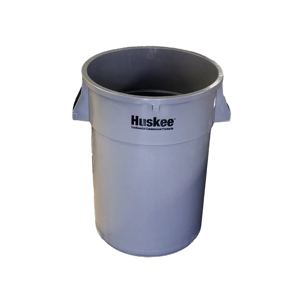 Poubelles ronde et couvercles en demi-lune avec battant