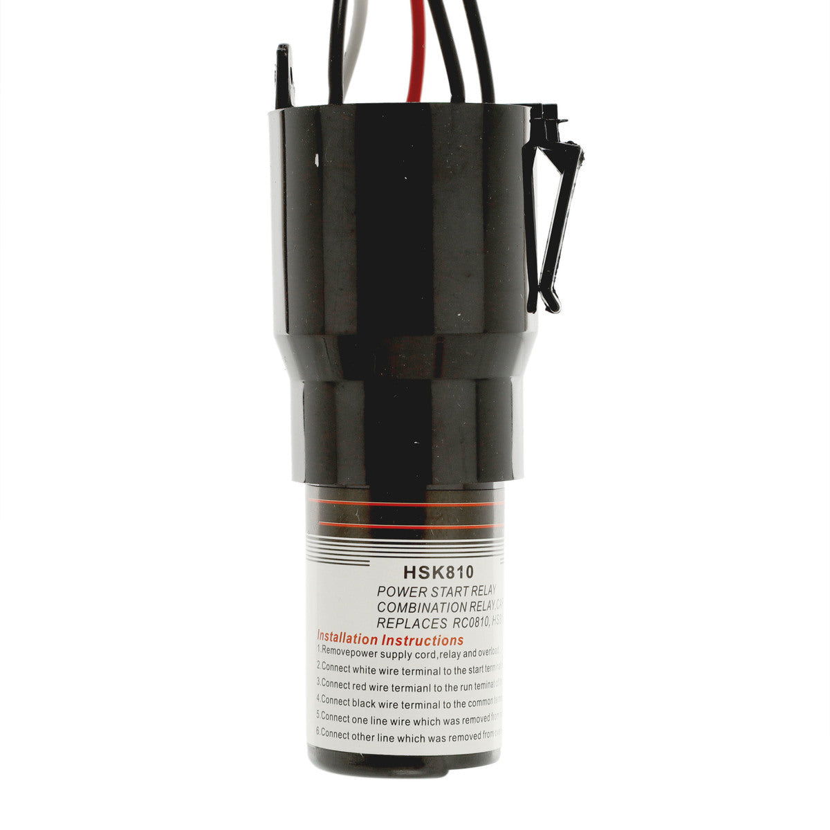 RCO810 Refrigerator Relay Capacitor Overload Part
