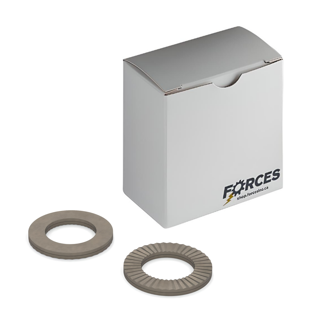 Wedge Lock Washer 1/4" - Plain Steel