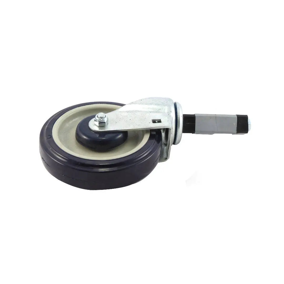 Roue pivotante avec tige carré, pour chariot de modèle SSK