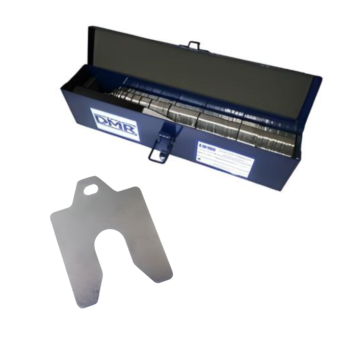 3/4" Slotted Shim Kit (B) 20 Per Size - Stainless Steel 304