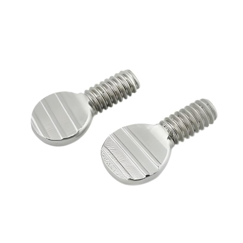 Thumb Screw 8-32 x 1/2" Spade Head - Zinc Plated