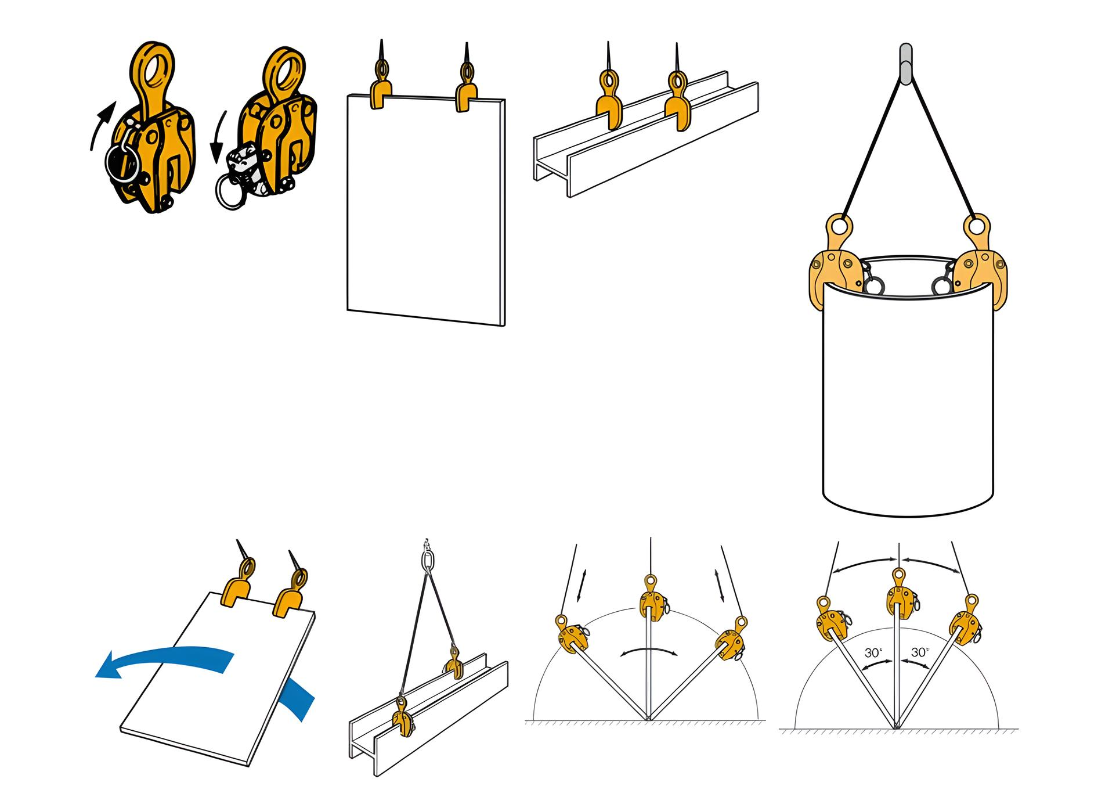 Super Heavy-Duty Vertical Lifting Clamp