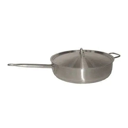 Sauteuse avec couvercle en acier inoxydable, 32 cm