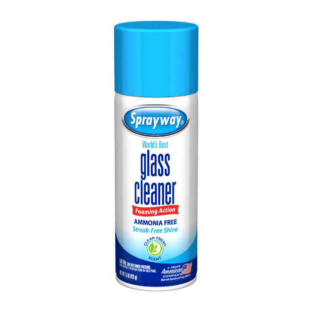 Sprayway Glass Cleaner, 20 oz., Aerosol Can
