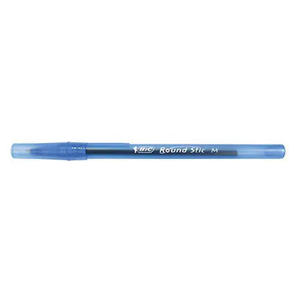 Stylos à bille, Bic Stic, pointe médium bleu (12)