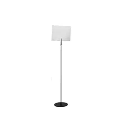Support à affiche avec pince et base ronde – Hauteur 3", 8" ou 18"