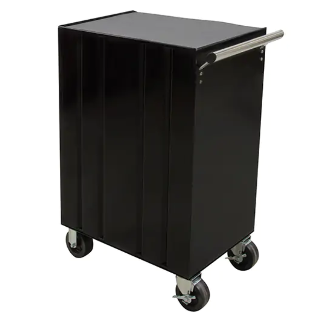 Heavy-Duty Tool Cart, 7 Drawers, 28" W x 22" D x 42-3/8" H, Black