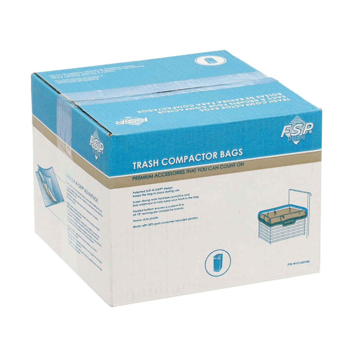 Whirlpool W10165293RB 60-Pack 18" Trash Compactor Bags