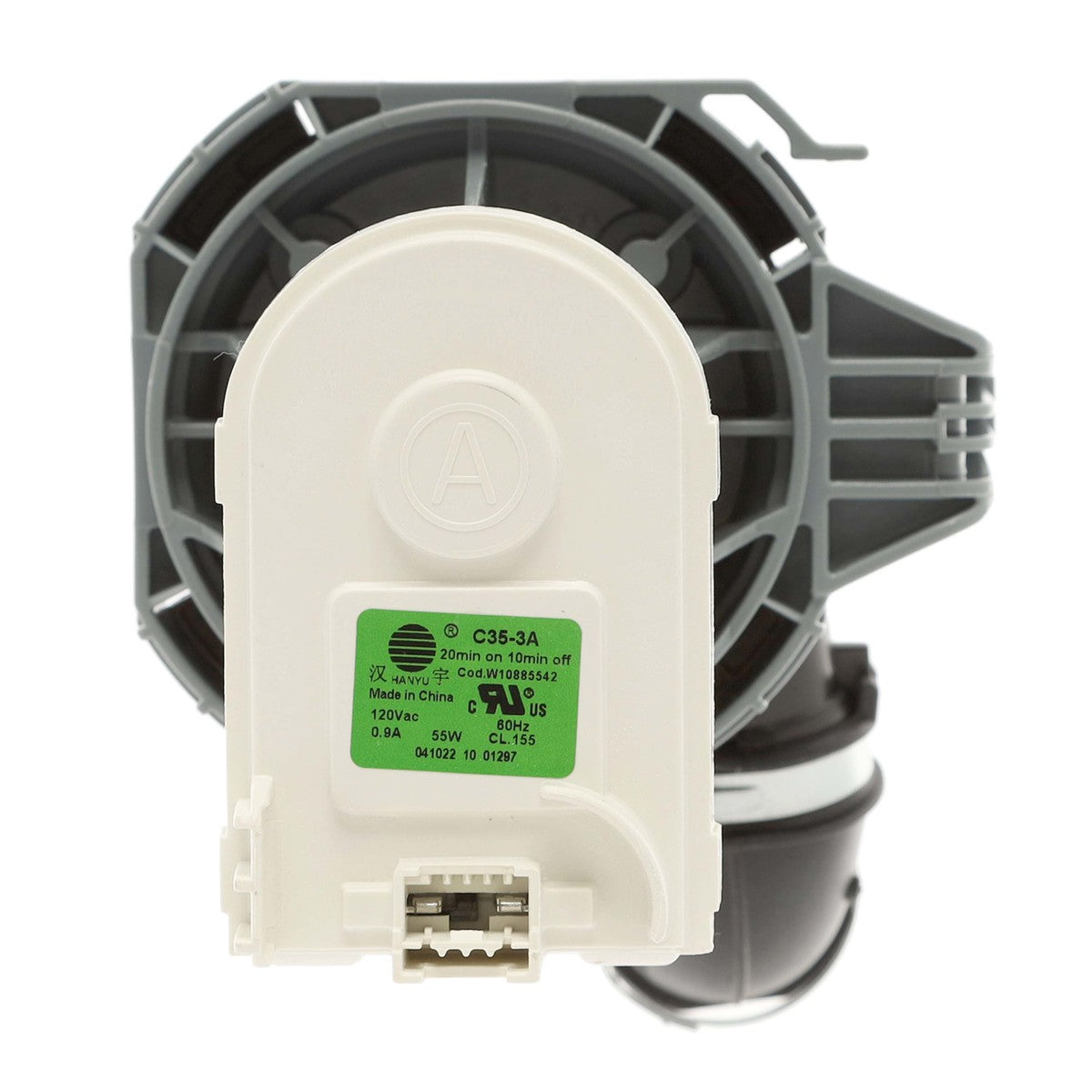 Whirlpool W11032770 Dishwasher Pump Motor Assembly Part