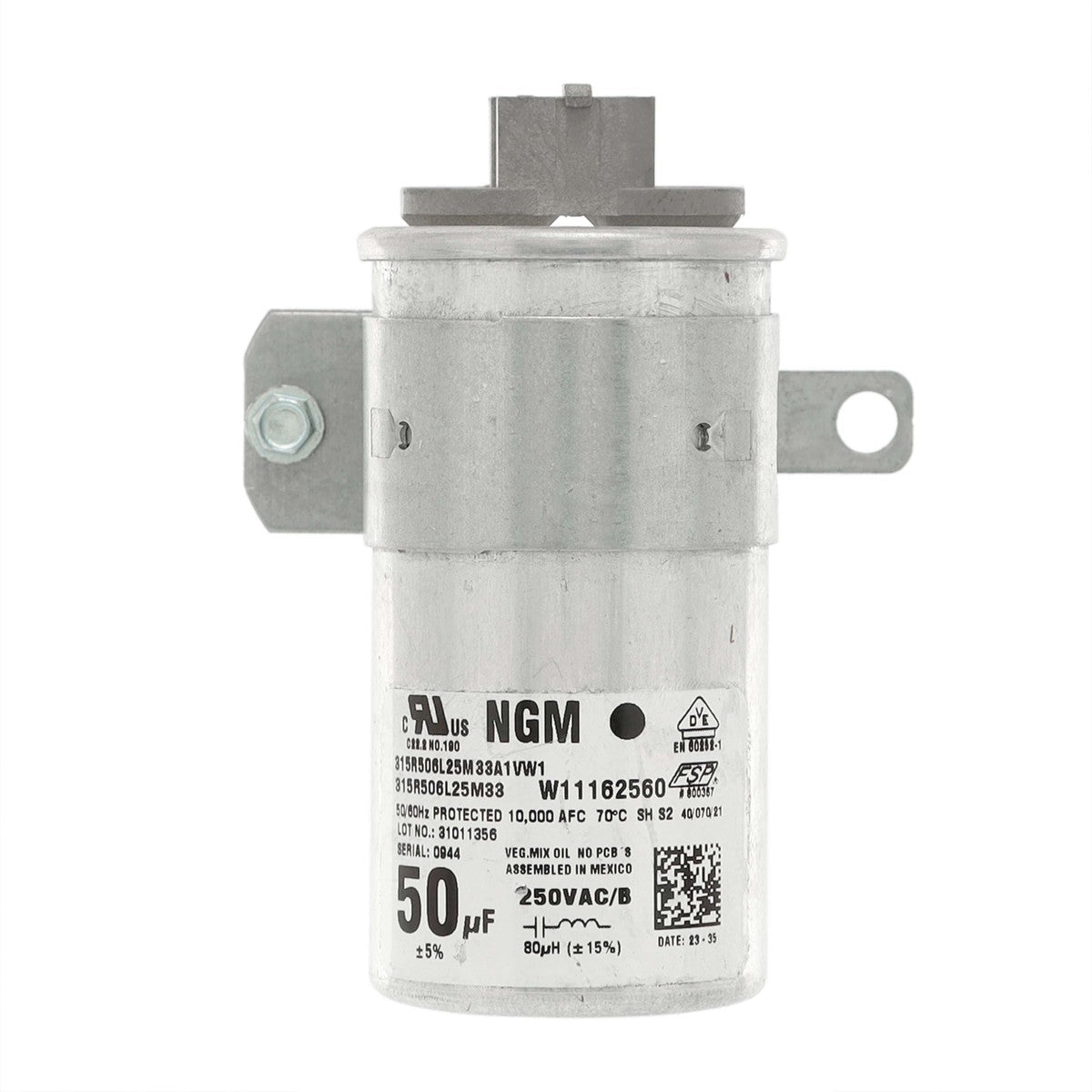W11428524 Capacitor for Whirlpool Washing Machine