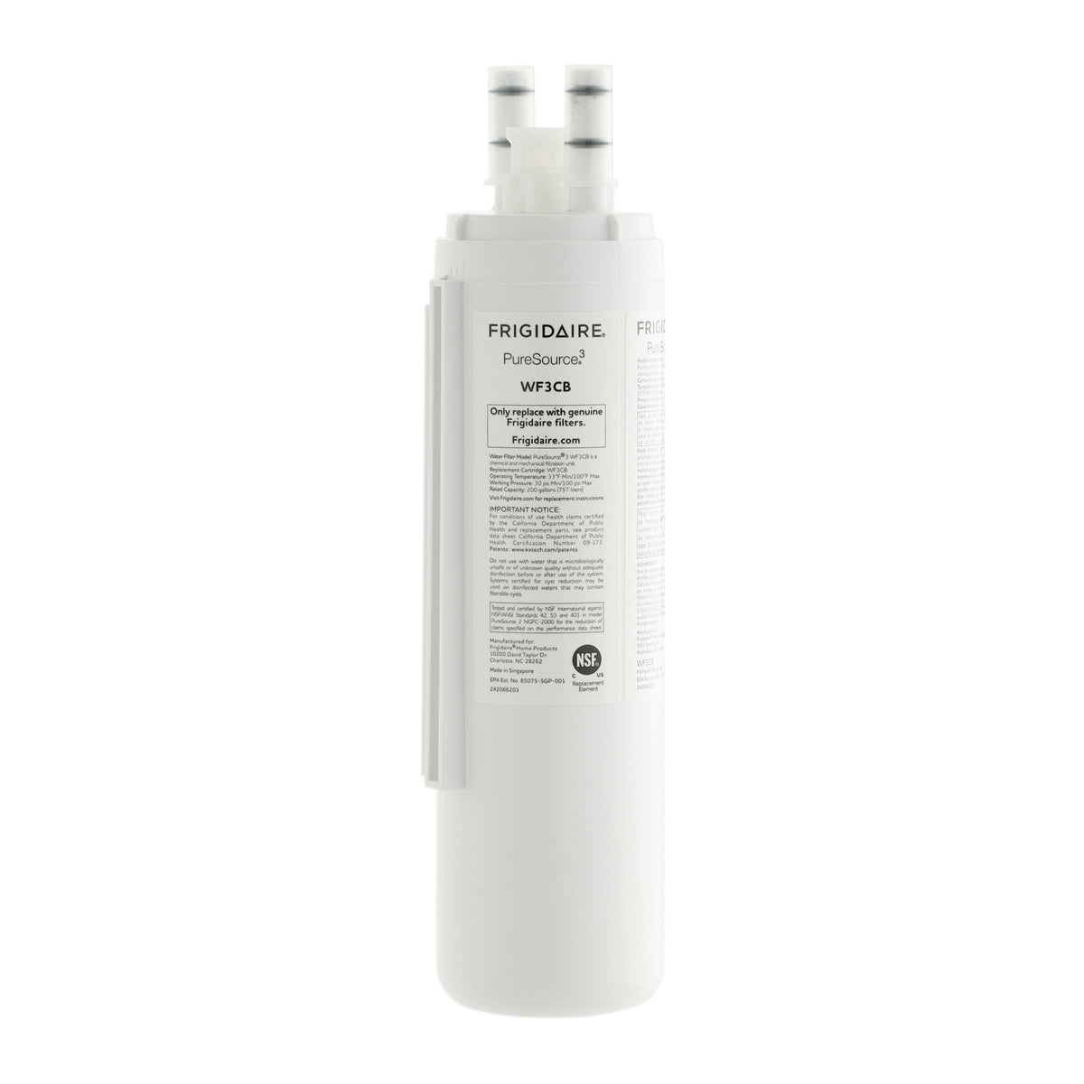 WF3CBC Pure Source 3 Water Filter for Frigidaire Refrigerators