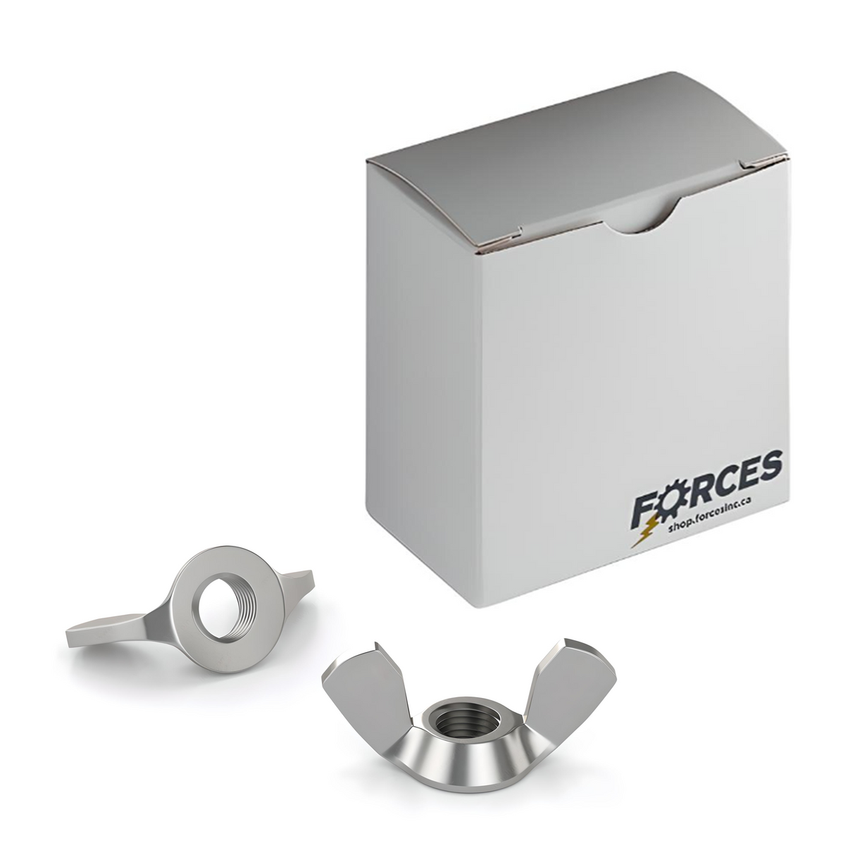 #8-32 Wing Nut - Stainless Steel 18-8