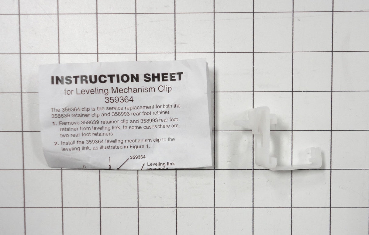 WP359364 Washer Clip Part by Whirlpool