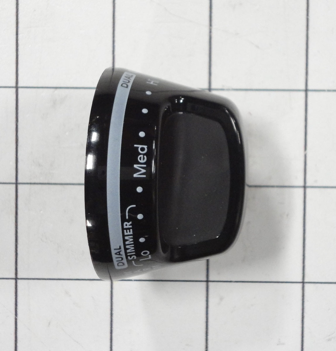WPW10193255 Whirlpool Oven Range Knob - Black, Left & Right