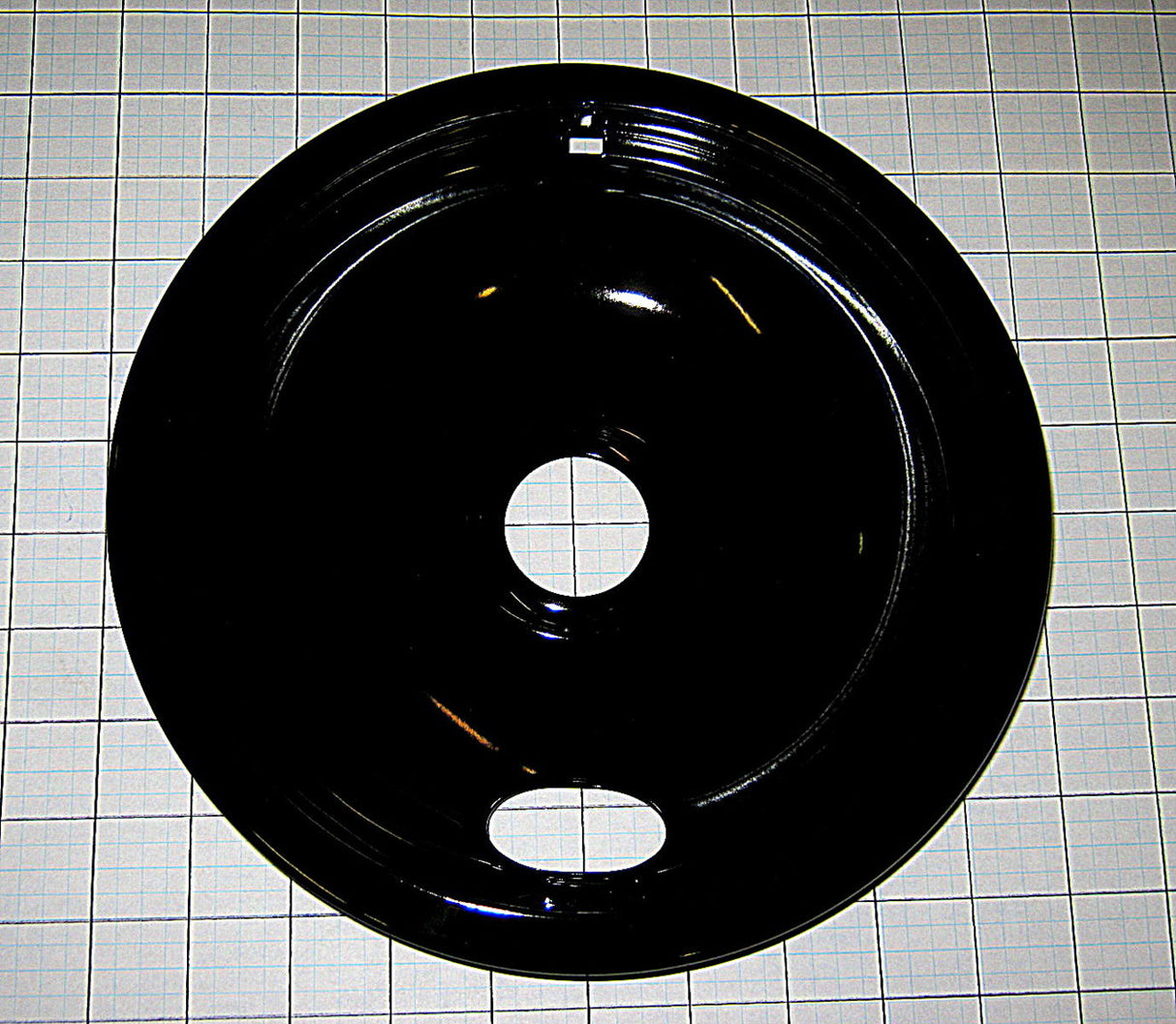 WPW10290350 Black 8" Drip Bowl for Whirlpool/KitchenAid Oven Range
