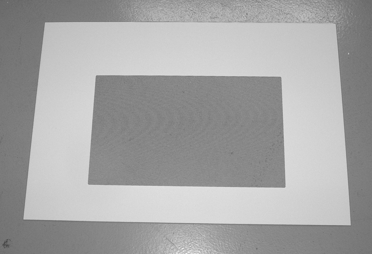 Whirlpool WPW10409945 White Oven Door Glass