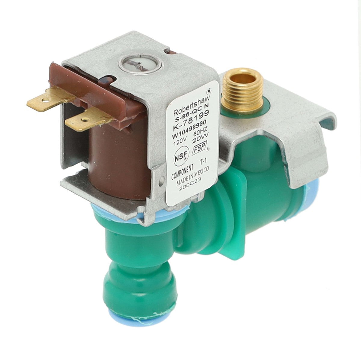 WPW10498990 Water Inlet Valve for Whirlpool Fridge