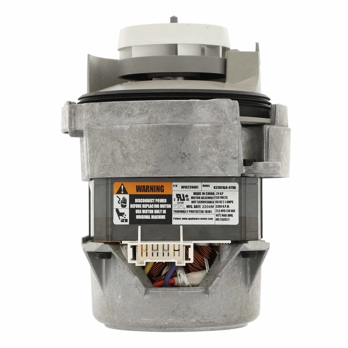 Inglis WPW10757217 Dishwasher Motor and Circulation Pump