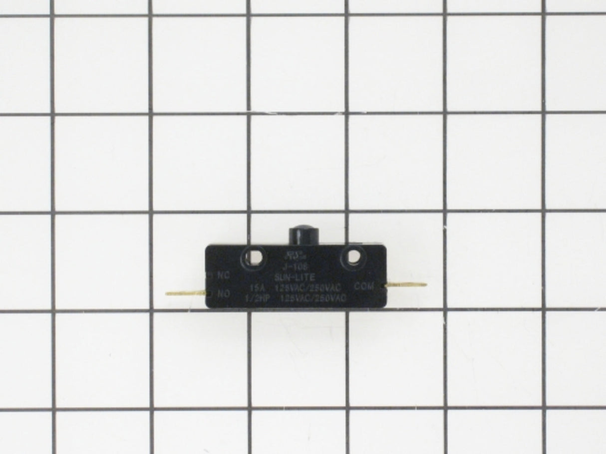 GE Dishwasher Door Switch WW02F00249, 15A 1/2HP Part