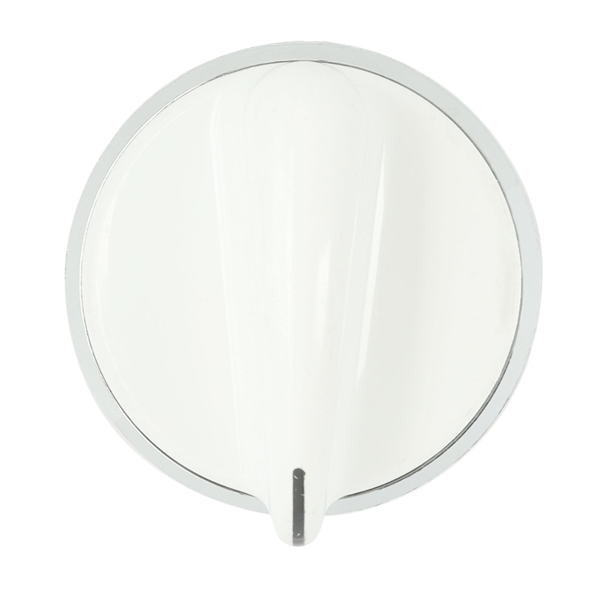 GE WW02F00278 White/Chrome Dryer Control Knob