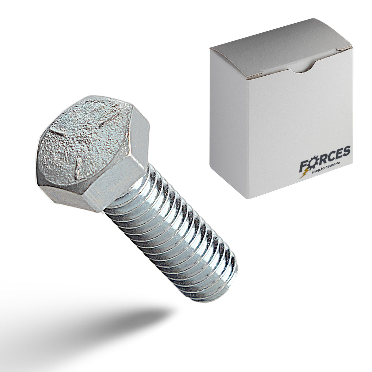 Hex Head Bolt 1/4"-20 x 3/4" Full thread - Zinc Plated Grade 5