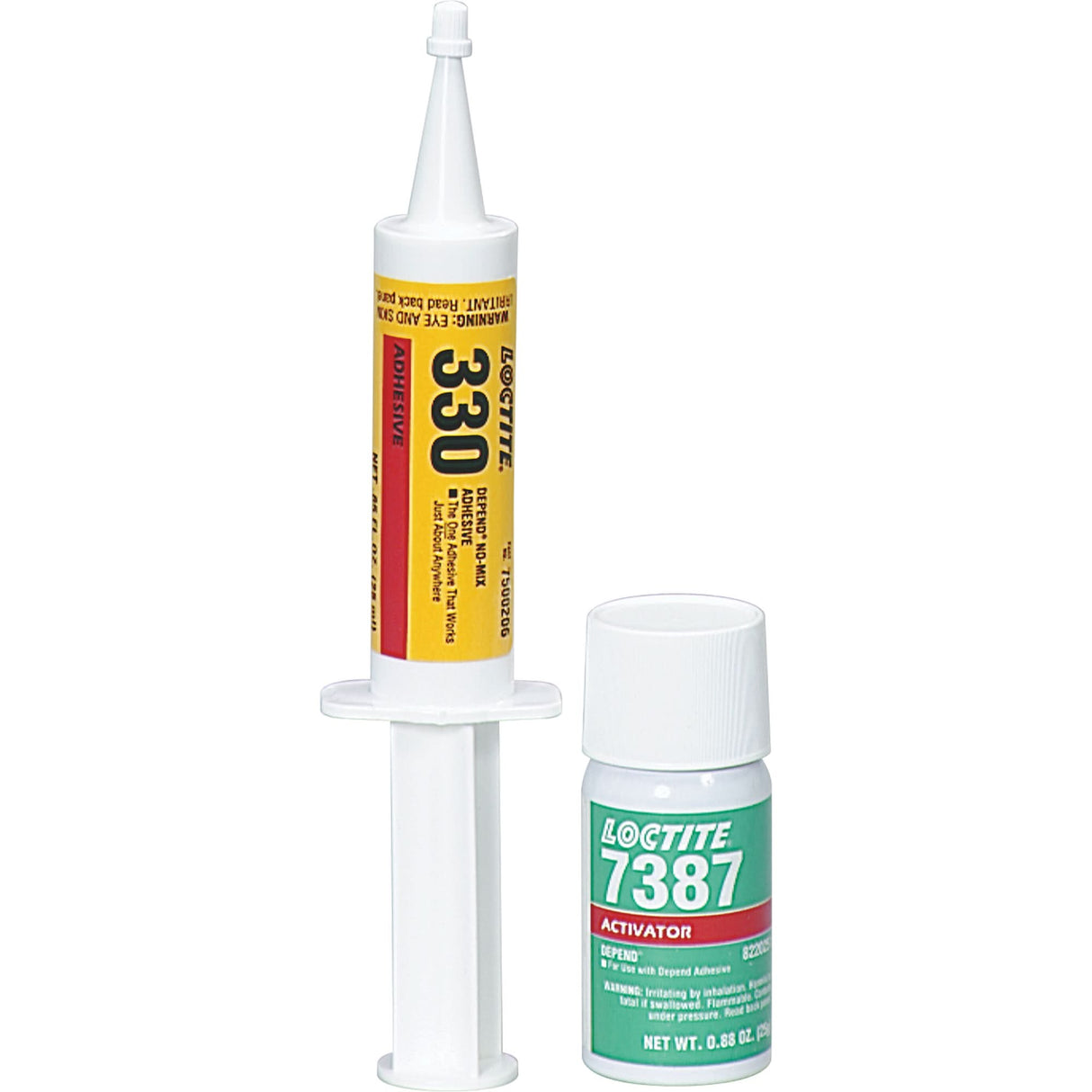 330™ Depend® No-Mix Adhesive, Two-Part, 250 ml, Kit, Amber