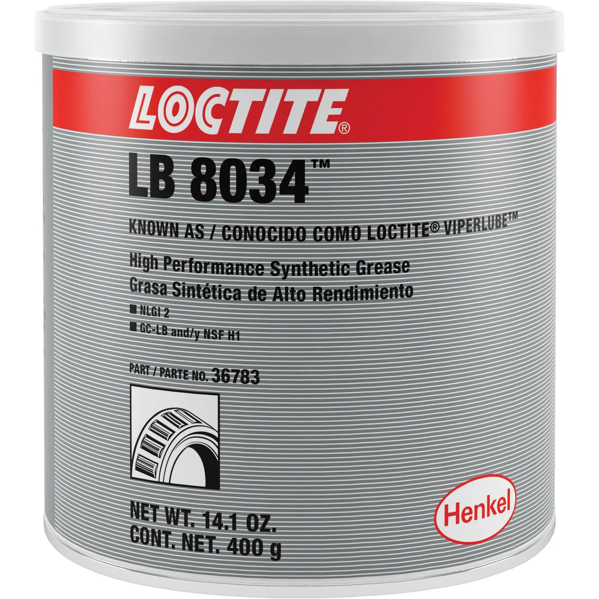 Viperlube™ High Performance Synthetic Grease, 514 g., Can