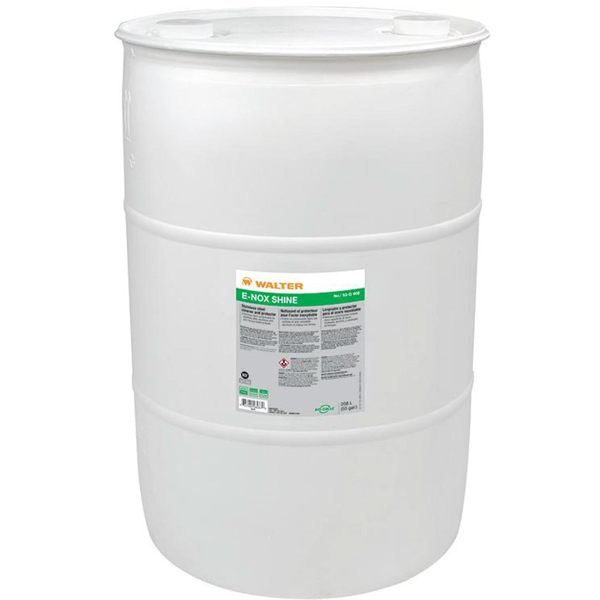 E-Nox Shine™ Stainless Steel Cleaner & Protector, 208 L, Drum